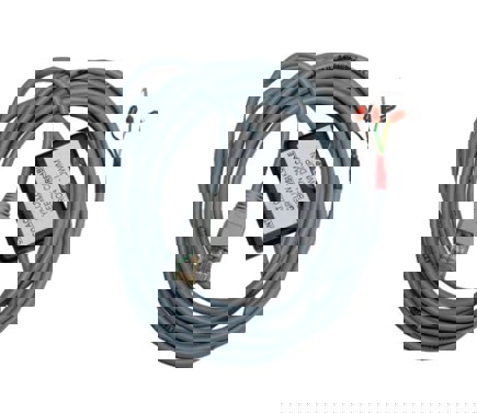 A PLC controller with coiled cable